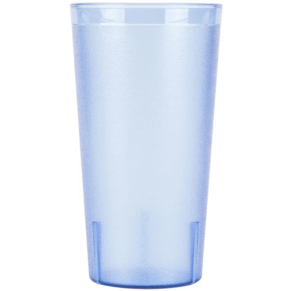 Cambro 3200P2401 Colorware 32 Oz. Slate Blue Customizable SAN Plastic Tumbler - 24/Case 2 Cambro 3200P2401 Colorware 32 Oz. Slate Blue Customizable SAN Plastic Tumbler - 24/Case - Image 2