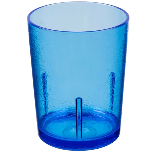 Cambro D14608 Del Mar 14 Oz. Sapphire Blue Customizable SAN Plastic Tumbler - 36/Case 2 Cambro D14608 Del Mar 14 Oz. Sapphire Blue Customizable SAN Plastic Tumbler - 36/Case - Image 2