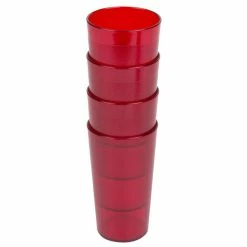 Cambro 1200P156 Colorware 12.6 Oz. Ruby Red Customizable SAN Plastic Tumbler - 6/Pack 5 Cambro 1200P156 Colorware 12.6 Oz. Ruby Red Customizable SAN Plastic Tumbler - 6/Pack -Vidivi shop 837255