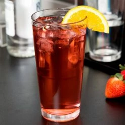 Libbey Restaurant Basics 22 Oz. Customizable Rim Tempered Stackable Mixing Glass - 24/Case