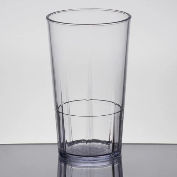 Cambro LDT12152 Lido 12 Oz. Clear SAN Plastic Tumbler - 36/Case 2 Cambro LDT12152 Lido 12 Oz. Clear SAN Plastic Tumbler - 36/Case - Image 2