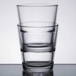 Libbey 15766 Restaurant Basics 9 Oz. Customizable Stackable Rocks / Old Fashioned Glass - 24/Case -Vidivi shop 941592