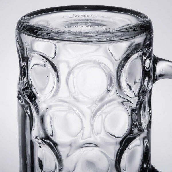 Libbey 12030021 33.875 Oz. Oktoberfest Beer Mug - 6/Case 4 Libbey 12030021 33.875 Oz. Oktoberfest Beer Mug - 6/Case - Image 4