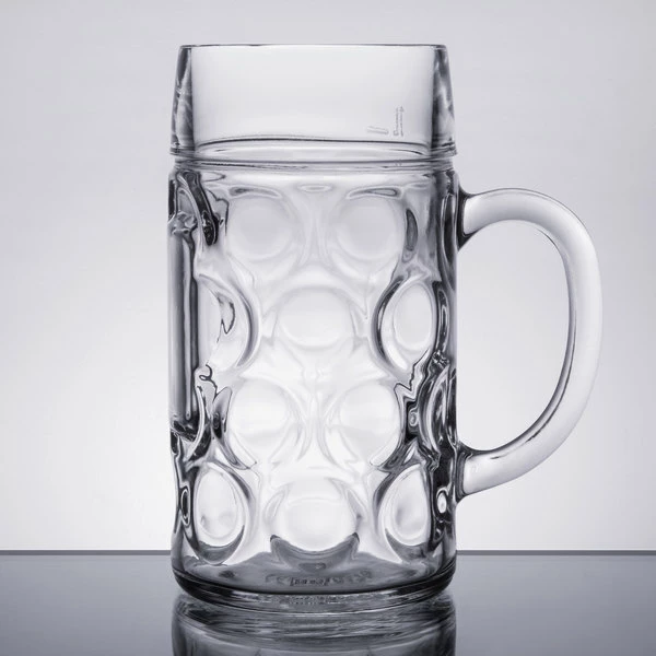 Libbey 12030021 33.875 Oz. Oktoberfest Beer Mug - 6/Case 2 Libbey 12030021 33.875 Oz. Oktoberfest Beer Mug - 6/Case - Image 2
