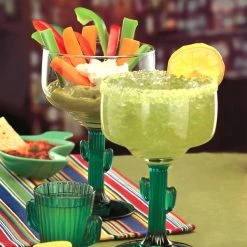 Libbey 3619JS 12 Oz. Cactus Margarita Glass 5 Libbey 3619JS 12 Oz. Cactus Margarita Glass -Vidivi shop 976550
